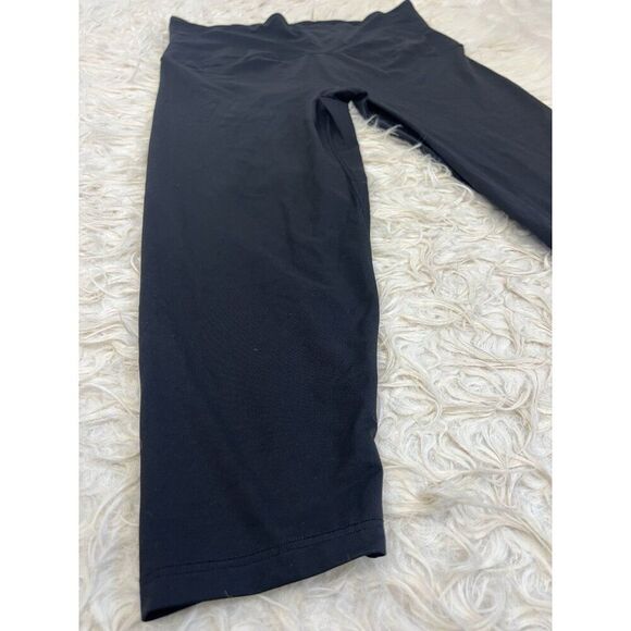 Spanx Womens Plus Size 2X Cropped Black Leggings High Waisted Stretch Activewear - Picture 7 of 9